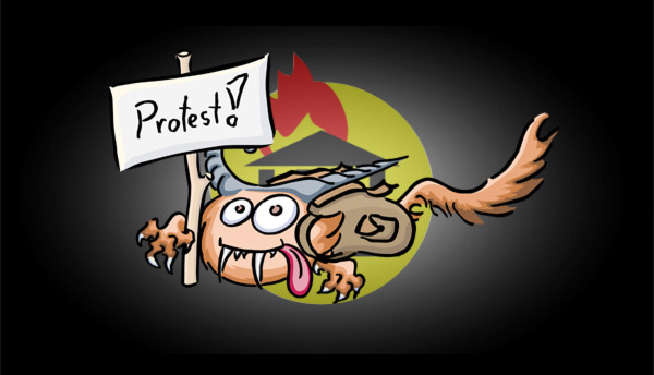 <protestbeast>